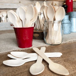 Pack 3 X 100 Couverts Bois Cuillère Fourchette Couteau 16 Pack 3 X 100 Couverts Bois Cuillère Fourchette Couteau -Vacances Vaisselle Magasin pack 3 x 100 couverts bois cuillere fourchette couteau 4