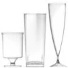 Pack 3 X 100 Flûtes, Verres Cocktail Et Verres à Vin -Vacances Vaisselle Magasin pack 3 x 100 flutes verres coktail et verres a vin