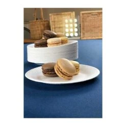 Pack 3 X 200 Assiettes Blanches Carton 15, 18, 23 Cm -Vacances Vaisselle Magasin pack 3 x 200 assiettes blanches carton 15 18 23 cm 3