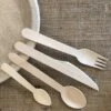 Pack 4 X 100 Couverts Bois 2 Pack 4 X 100 Couverts Bois -Vacances Vaisselle Magasin pack 4 x 100 couverts bois biodegradables compostables