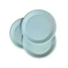 Pack 50 Assiettes Carton Bleu Pastel 18 Cm -Vacances Vaisselle Magasin pack 40 assiettes bleu pastel biodegradables 18cm carton