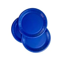 Pack 50 Assiettes Carton Bleu 18 Cm