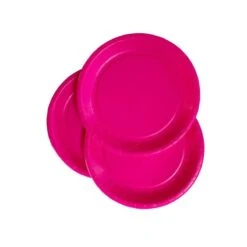 Pack 50 Assiettes Carton Fuchsia 18 Cm