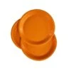 Pack 50 Assiettes Orange 18 Cm Carton