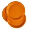 Pack 50 Assiettes Orange 22 Cm Carton