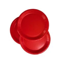 Pack 50 Assiettes Rouges 18 Cm Carton