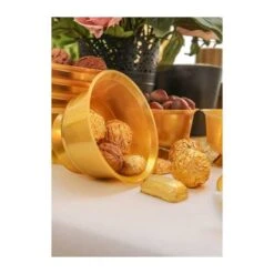 Pack 48 Coupelles Chaleur Or 23 Cl -Vacances Vaisselle Magasin pack 48 coupelles chaleur or 23cl lavables reutilisables 1