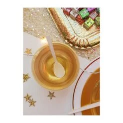 Pack 48 Coupelles Chaleur Or 23 Cl -Vacances Vaisselle Magasin pack 48 coupelles chaleur or 23cl lavables reutilisables 2