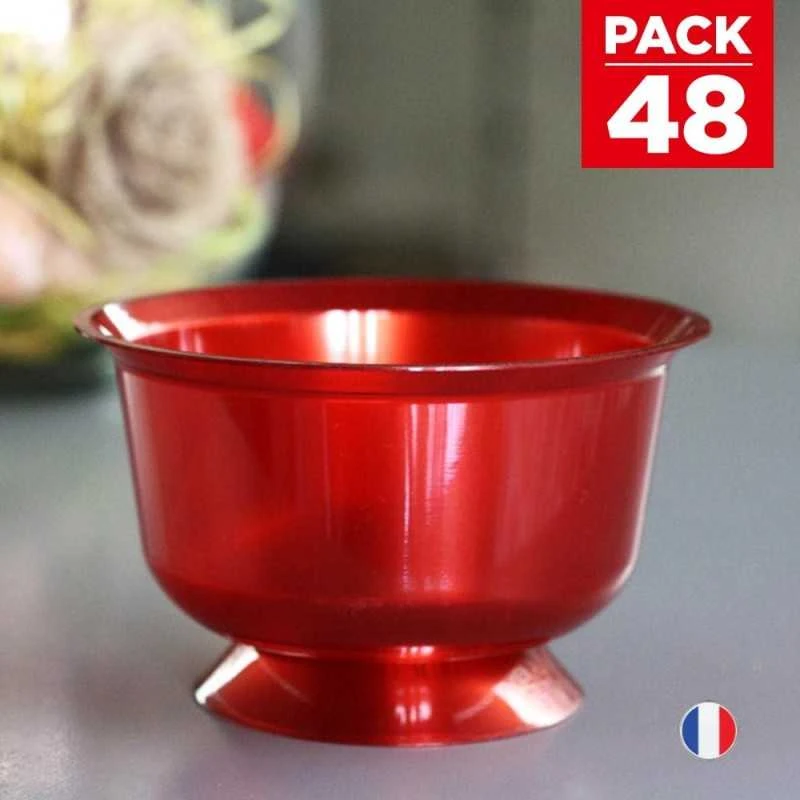 Pack 48 Coupelles Chaleur Rouges 23 Cl 3 Pack 48 Coupelles Chaleur Rouges 23 Cl
