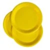 Pack 50 Assiettes Jaunes Carton 22 Cm 1 Pack 50 Assiettes Jaunes Carton 22 Cm -Vacances Vaisselle Magasin pack 50 assiettes jaunes biodegradable carton 22 cm