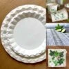 Pack 50 Déco De Table Blanc Végétal 2 Pack 50 Déco De Table Blanc Végétal -Vacances Vaisselle Magasin pack 50 deco de table blanc vegetal