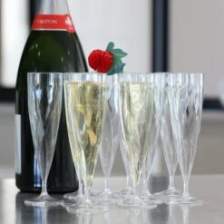 Pack 50 Flûtes Cristal Torsadées 13,5 Cl Discount -Vacances Vaisselle Magasin pack 50 flutes cristal torsadees 135 cl discount 4