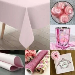 Pack 50 Personnes Girly Rose Luxe Discount