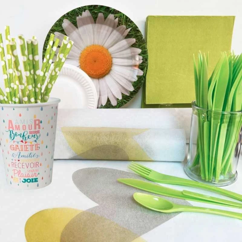 Pack 50 Personnes Nappe + 7 Références Discount 3 Pack 50 Personnes Nappe + 7 Références Discount