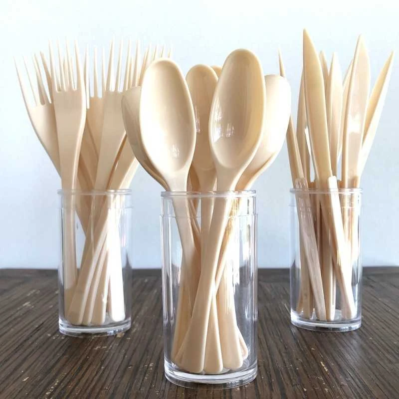 Pack 50 X 3 Couverts Ivoire 50 Personnes 5 Pack 50 X 3 Couverts Ivoire 50 Personnes – Image 3