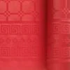 Pack 6 Nappes En Damassé Rouge 25 M -Vacances Vaisselle Magasin pack 6 nappes damasse rouge 25 metres