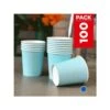Pack 100 Gobelets Carton Bleu Pastel 21 Cl -Vacances Vaisselle Magasin pack 75 gobelets carton bleu 25 gratuits