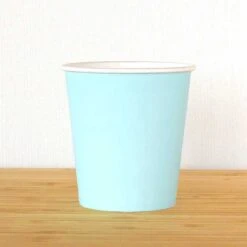 Pack 100 Gobelets Carton Bleu Pastel 21 Cl -Vacances Vaisselle Magasin pack 75 gobelets carton bleu 25 gratuits 3