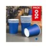 Pack 100 Gobelets Carton Bleu Marine 21 Cl -Vacances Vaisselle Magasin pack 75 gobelets carton bleu marine 25 gratuits