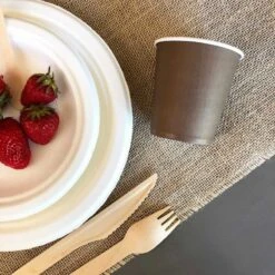 Pack 100 Gobelets Carton Chocolat 21 Cl -Vacances Vaisselle Magasin pack 75 gobelets carton chocolat 25 gratuits 3