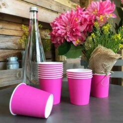 Pack 100 Gobelets Carton Fuchsia 21 Cl -Vacances Vaisselle Magasin pack 75 gobelets carton fuchsia 25 gratuits 3