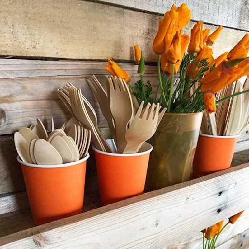 Pack 100 Gobelets Carton Mandarine 21 Cl 6 Pack 100 Gobelets Carton Mandarine 21 Cl – Image 4