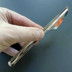 Pack 80 Couteaux Inox Réutilisables 16,5 Cm -Vacances Vaisselle Magasin pack 80 couteaux inox recyclables 1