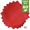 Pack 80 Serviettes Rouge Cerise -Vacances Vaisselle Magasin pack 80 serviettes biodegradables rouge cerise