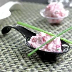 Pack 90 Cuillères Verrines Chinoises Noires