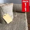 Pack Chemin De Table + Ruban 5m Jute Naturelle -Vacances Vaisselle Magasin pack chemin de table ruban 5m jute naturelle