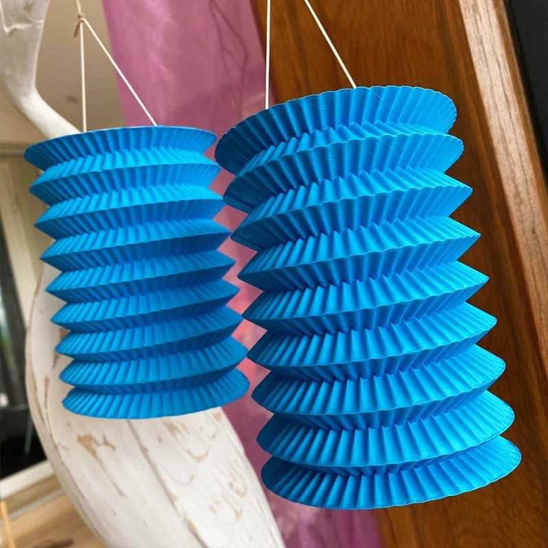 Pack Décoration De Salle Lampions Turquoise 7 Pack Décoration De Salle Lampions Turquoise – Image 5