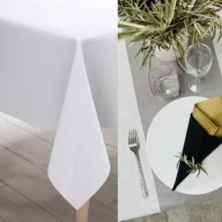 Pack Nappe 25 M + 12 Centres De Table Daim