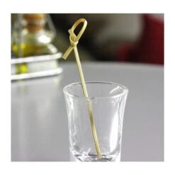 200 Pics Bambou Boucle 12 Cm Verrines Apéritives -Vacances Vaisselle Magasin pics bambou boucle 12cm verrines aperitives par 200 3