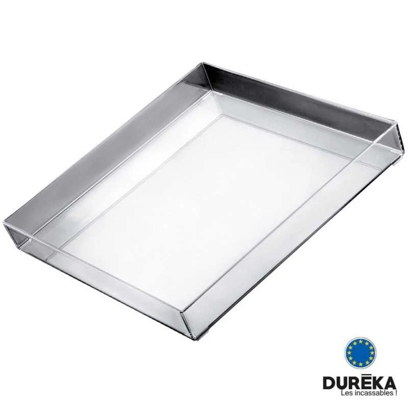 Plateau De Service Carré Transparent Incassable 30,4 Cm 3 Plateau De Service Carré Transparent Incassable 30,4 Cm