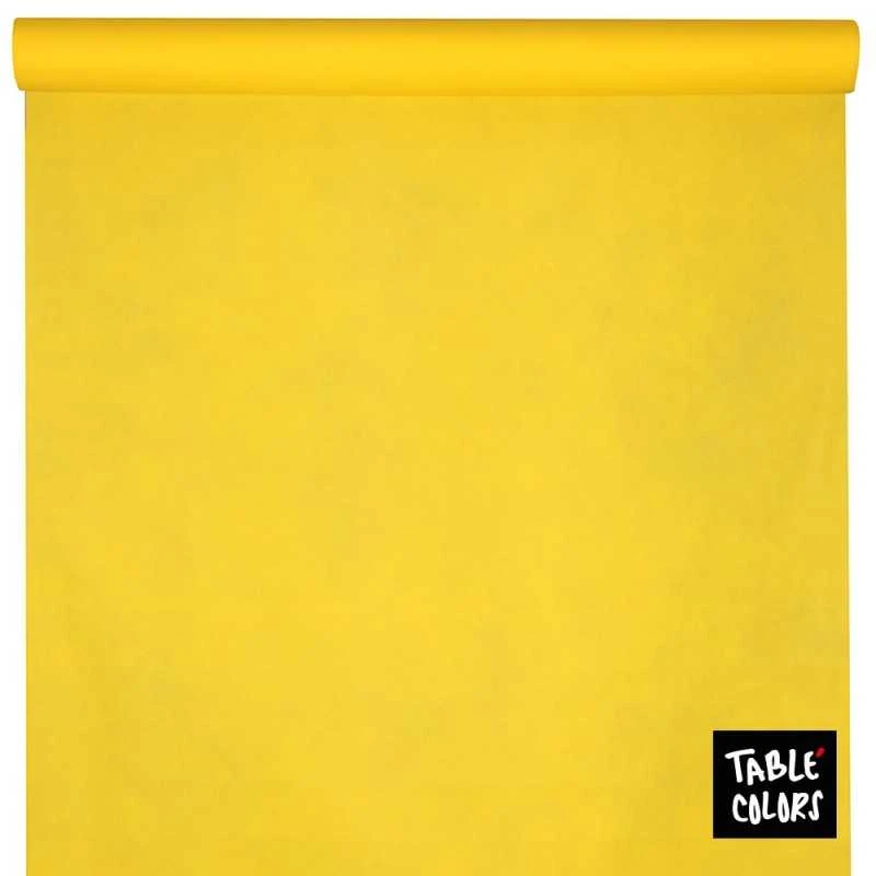 Nappe Non Tissée Prestige Jaune 10m Table'Colors 4 Nappe Non Tissée Prestige Jaune 10m Table'Colors – Image 2