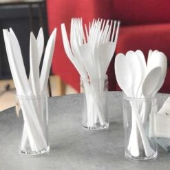 100 Petites Cuillères Luxe Blanche -Vacances Vaisselle Magasin product 136