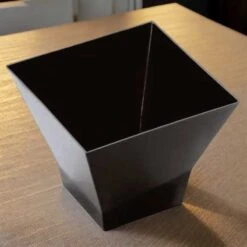 12 Verrines Pagode Plastique Réutilisable Noir 15 Cl -Vacances Vaisselle Magasin product 165