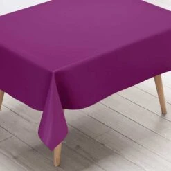 Nappe Non Tissée Prestige Aubergine 10m Table'Colors