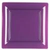 12 Assiettes Carrées Aubergine 21,5 Cm -Vacances Vaisselle Magasin product 173