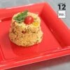 12 Assiettes Carrées Rouges 21,5 Cm -Vacances Vaisselle Magasin product 174