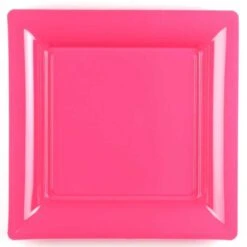 12 Assiettes Carrées Fuchsia 21,5 Cm 9 12 Assiettes Carrées Fuchsia 21,5 Cm -Vacances Vaisselle Magasin product 190