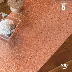 Chemin De Table Paillettes Rose Gold 5 M