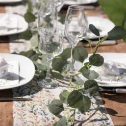 Guirlande Eucalyptus 140 Cm -Vacances Vaisselle Magasin product 246