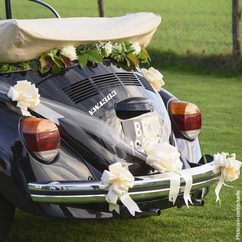 10 Grands Noeuds Automatiques Rouges De 50 Mm 5 10 Grands Noeuds Automatiques Rouges De 50 Mm – Image 3