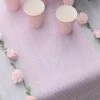 Chemin De Table Voile Rose à Pois Or 3 M -Vacances Vaisselle Magasin product 276