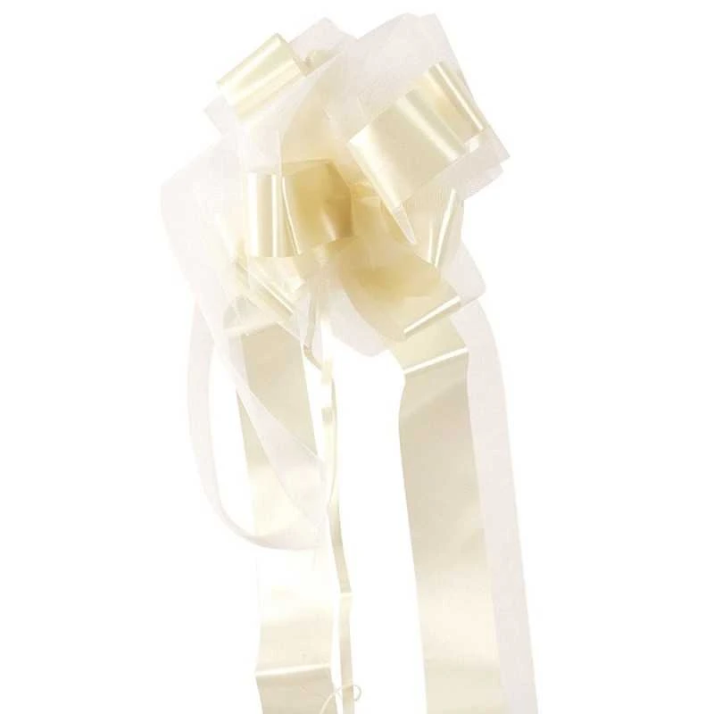 Noeud Automatique En Tulle Pans Longs Ivoire 3 Noeud Automatique En Tulle Pans Longs Ivoire