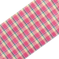 Nappe Lin Madras Fuchsia 140 X 240 Cm -Vacances Vaisselle Magasin product 35