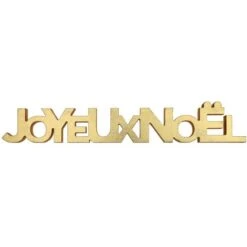 Lettres Joyeux Noël Or 30 Cm -Vacances Vaisselle Magasin product 359