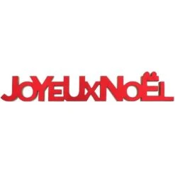 Lettres Joyeux Noël Rouge 30 Cm 5 Lettres Joyeux Noël Rouge 30 Cm -Vacances Vaisselle Magasin product 371