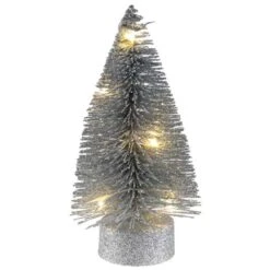 Décoration Sapin Couleur Argent 12 Cm -Vacances Vaisselle Magasin product 381